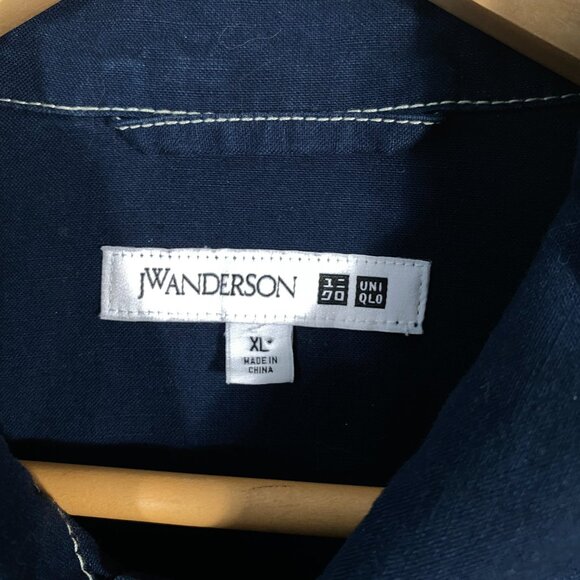 J.W.Anderson x Uniqlo Contrast Stitch Trucker Jacket Size XL - Picture 3 of 7